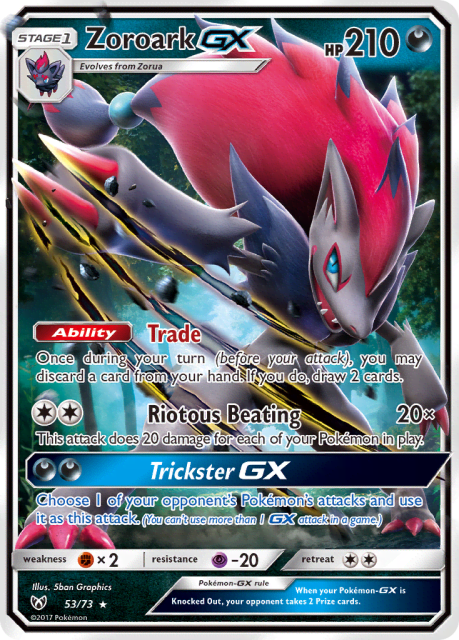 Zoroark-GX (Robin Schulz) (53) — Shining Legends