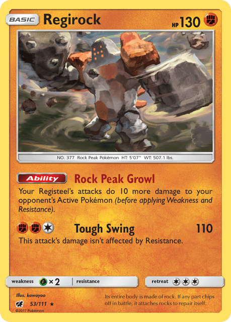 Regirock (53) — Crimson Invasion