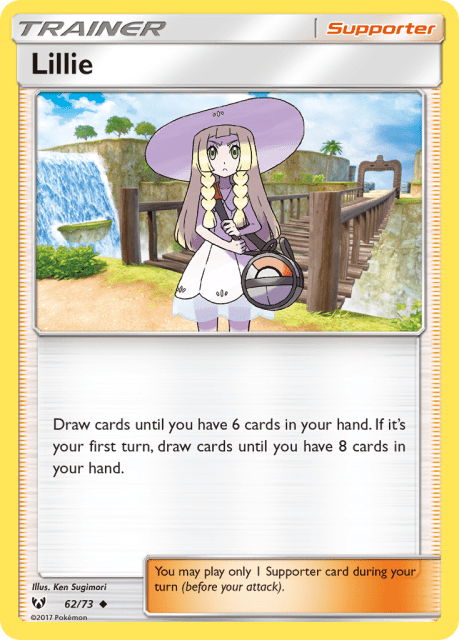 Lillie (Reverse Holofoil) (62) — Shining Legends