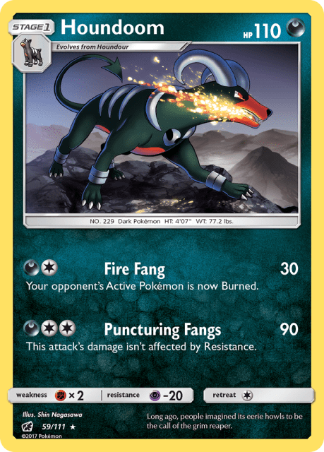 Houndoom (Reverse Holofoil) (59) — Crimson Invasion