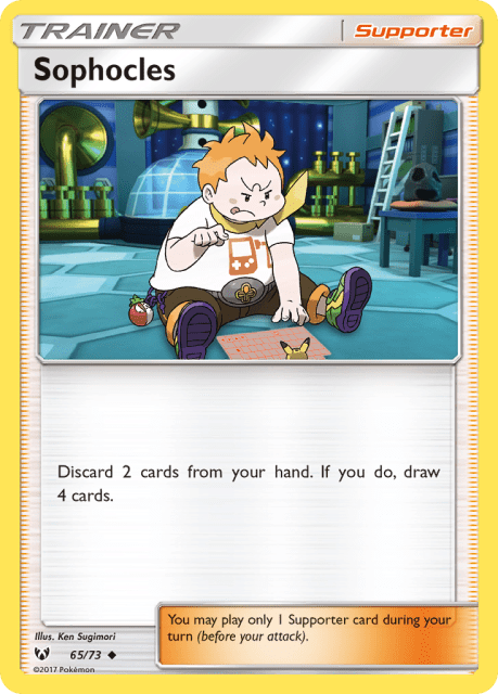 Sophocles (Reverse Holofoil) (65) — Shining Legends