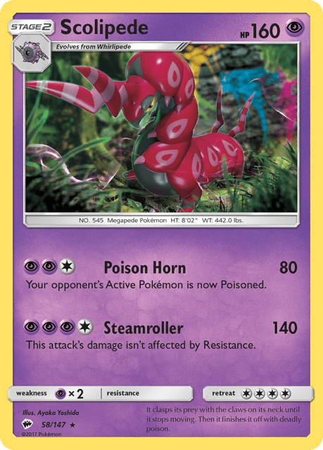 Scolipede (58) — Burning Shadows