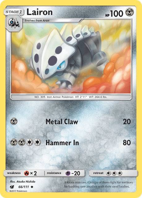 Lairon (Reverse Holofoil) (66) — Crimson Invasion