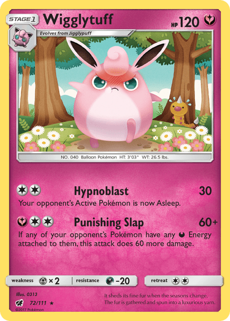 Wigglytuff (Reverse Holofoil) (72) — Crimson Invasion