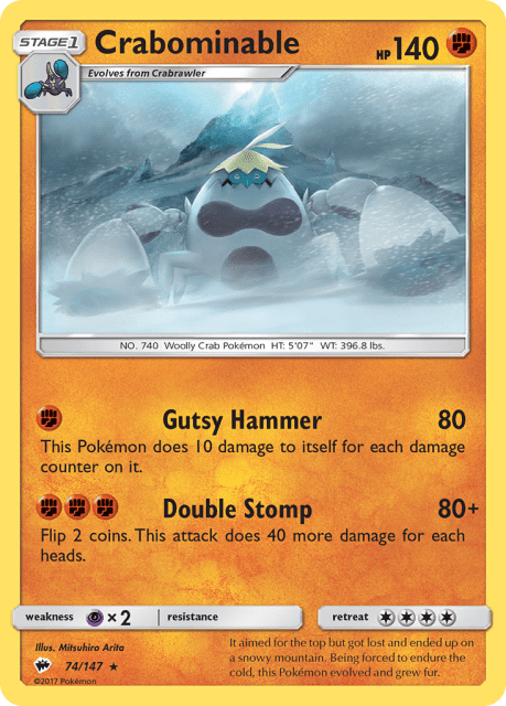 Crabominable (74) — Burning Shadows