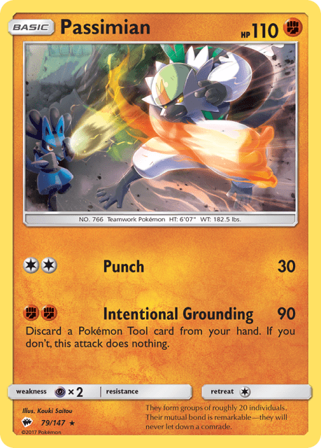 Passimian (Reverse Holofoil) (79) — Burning Shadows