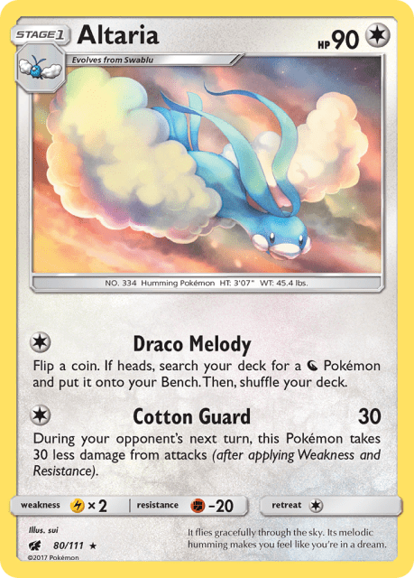 Altaria (Reverse Holofoil) (80) — Crimson Invasion