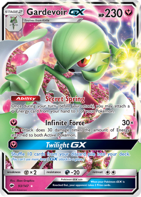 Gardevoir-GX (Diego Cassiraga) (93) — Burning Shadows