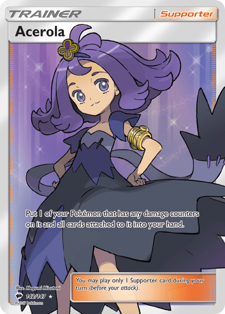 Acerola (Holofoil) (142) — Burning Shadows