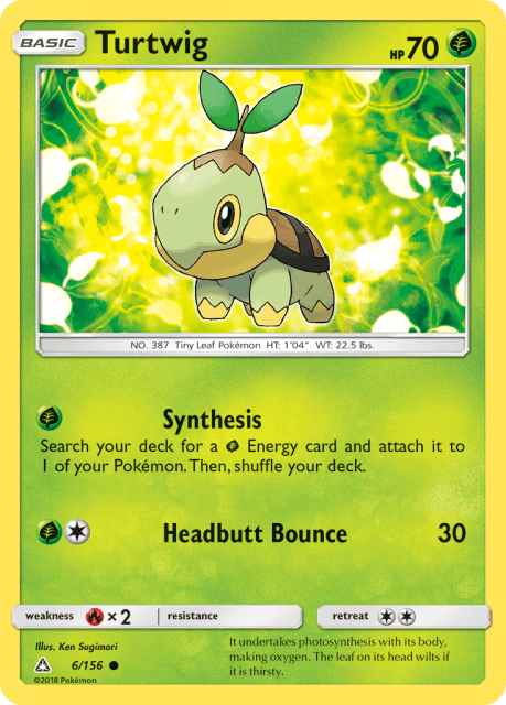 Turtwig (Reverse Holofoil) (6) — Ultra Prism