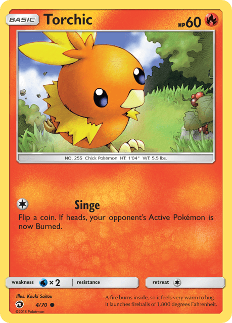 Torchic (Reverse Holofoil) (4) — Dragon Majesty