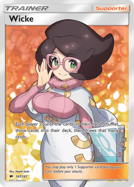 Wicke (Holofoil) (147) — Burning Shadows