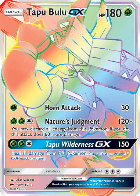 Tapu Bulu-GX (Holofoil) (149) — Burning Shadows