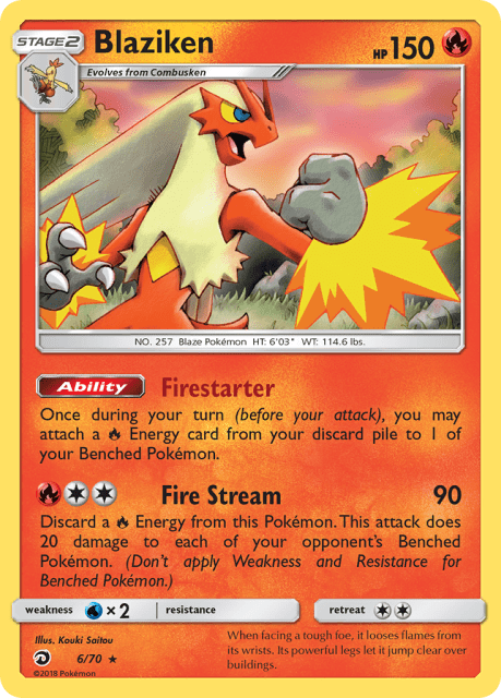 Blaziken (Reverse Holofoil) (6) — Dragon Majesty