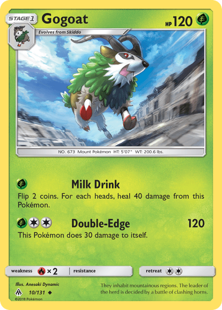 Gogoat (Reverse Holofoil) (10) — Forbidden Light