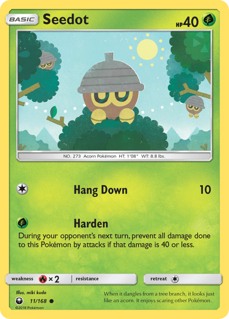 Seedot (Reverse Holofoil) (11) — Celestial Storm