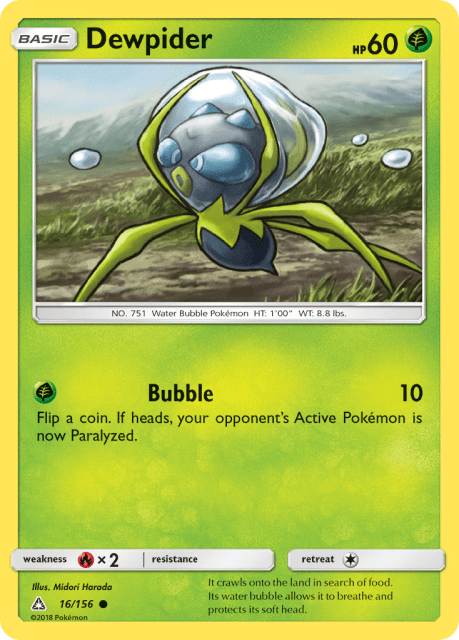 Dewpider (Reverse Holofoil) (16) — Ultra Prism