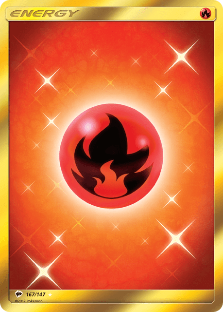 Fire Energy (Holofoil) (167) — Burning Shadows