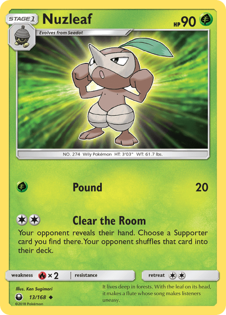 Nuzleaf (13) — Celestial Storm