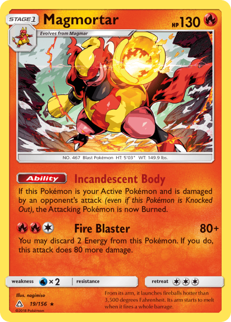 Magmortar (Holofoil) (19) — Ultra Prism