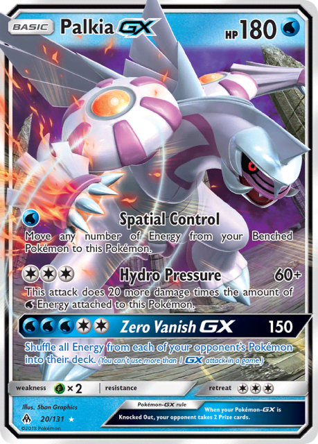 Palkia-GX (Holofoil) (20) — Forbidden Light