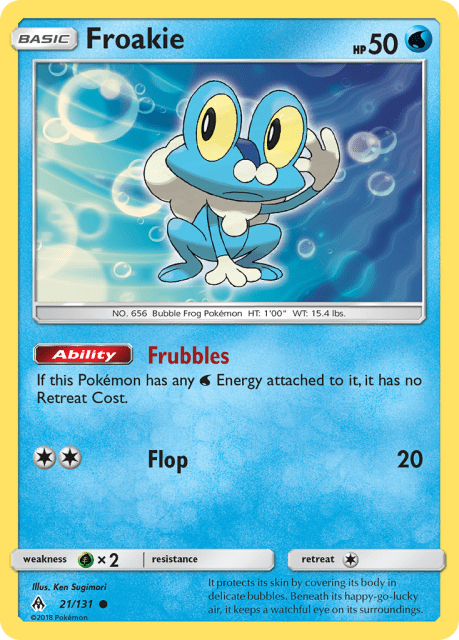 Froakie (Reverse Holofoil) (21) — Forbidden Light