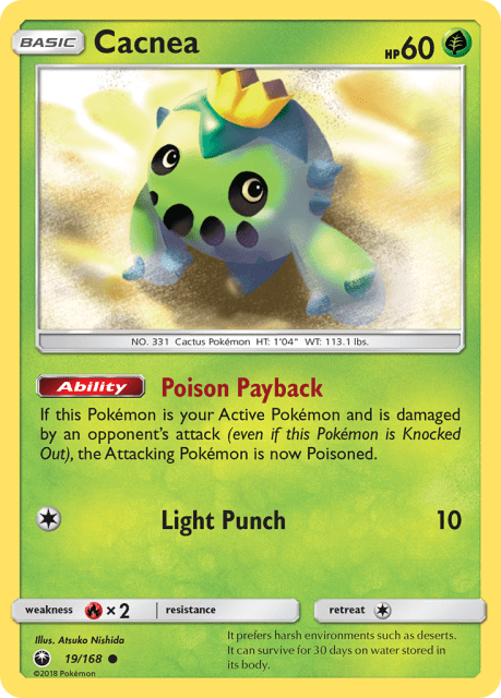 Cacnea (Reverse Holofoil) (19) — Celestial Storm
