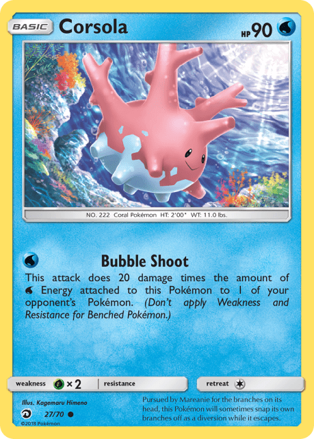 Corsola (27) — Dragon Majesty