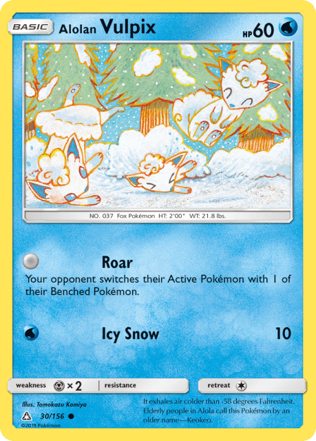 Alolan Vulpix (Reverse Holofoil) (30) — Ultra Prism
