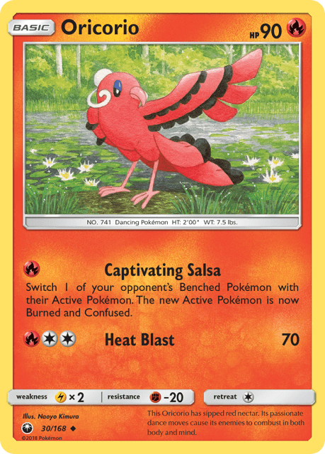 Oricorio (Reverse Holofoil) (30) — Celestial Storm