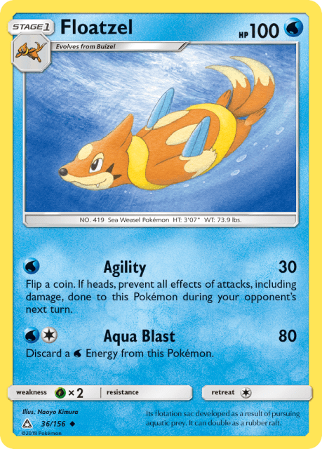 Floatzel (36) — Ultra Prism