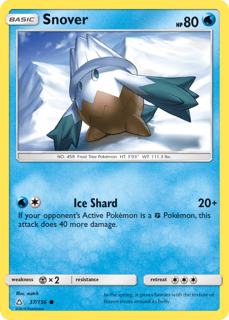 Snover (Reverse Holofoil) (37) — Ultra Prism
