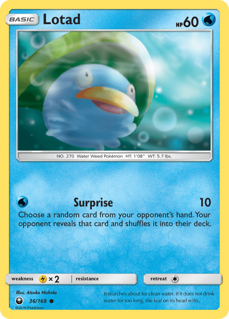 Lotad (Reverse Holofoil) (36) — Celestial Storm