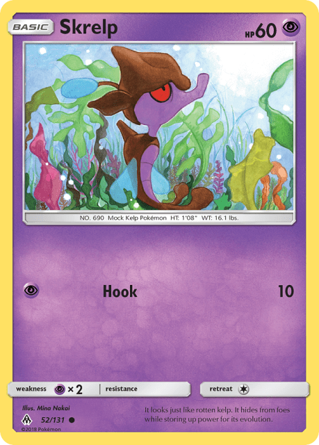 Skrelp (Reverse Holofoil) (52) — Forbidden Light