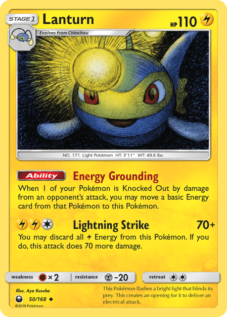 Lanturn (Reverse Holofoil) (50) — Celestial Storm
