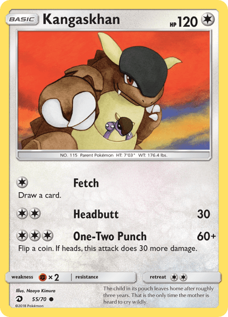 Kangaskhan (Charizard Stamp4) (55) — Dragon Majesty