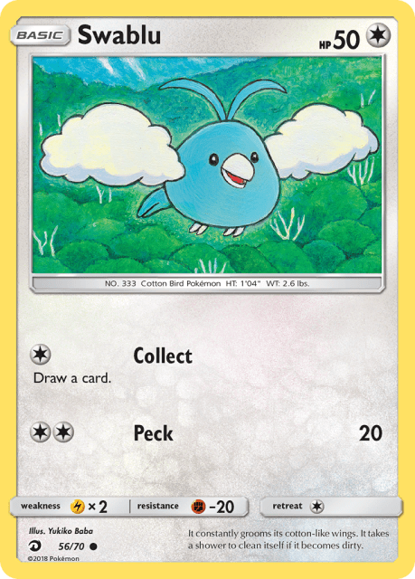 Swablu (56) — Dragon Majesty