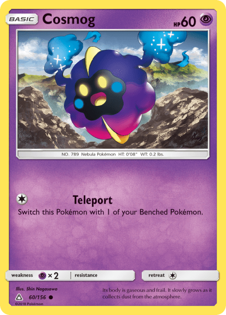 Cosmog (Reverse Holofoil) (60) — Ultra Prism