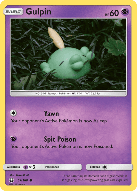 Gulpin (Reverse Holofoil) (57) — Celestial Storm