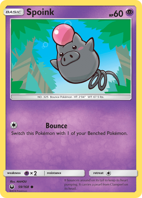 Spoink (59) — Celestial Storm