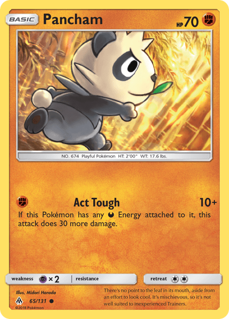 Pancham (Reverse Holofoil) (65) — Forbidden Light