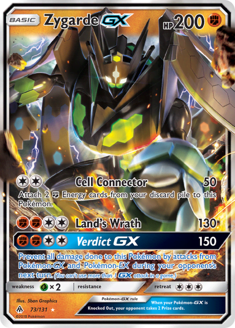 Zygarde-GX (Holofoil) (73) — Forbidden Light