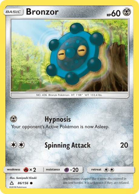 Bronzor (Reverse Holofoil) (86) — Ultra Prism