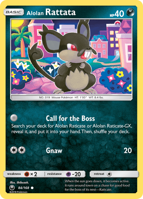 Alolan Rattata (Reverse Holofoil) (84) — Celestial Storm