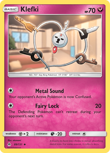 Klefki (Reverse Holofoil) (89) — Forbidden Light