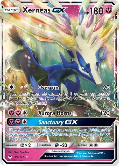 Xerneas-GX (Holofoil) (90) — Forbidden Light