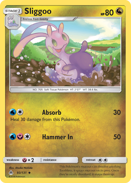 Sliggoo (Reverse Holofoil) (93) — Forbidden Light