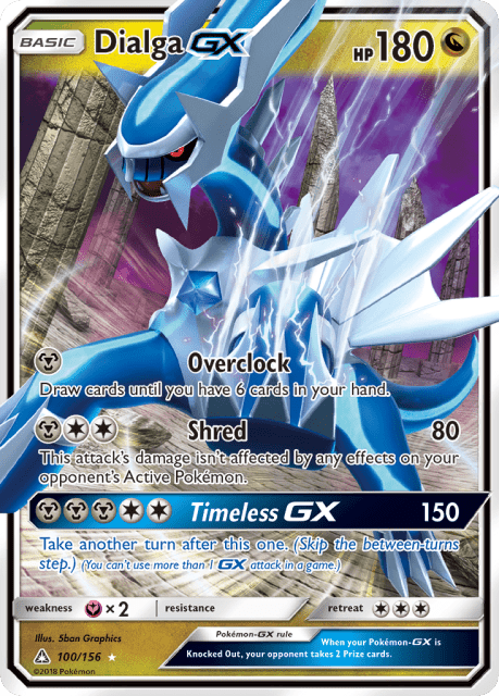 Dialga-GX (Holofoil) (100) — Ultra Prism