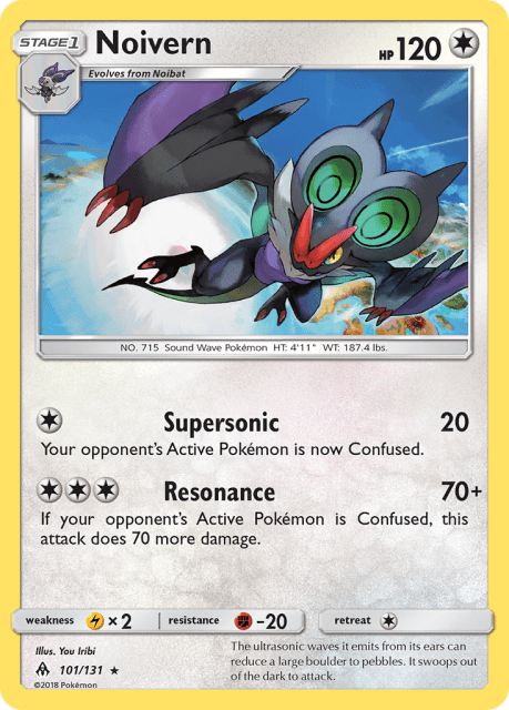 Noivern (Reverse Holofoil) (101) — Forbidden Light