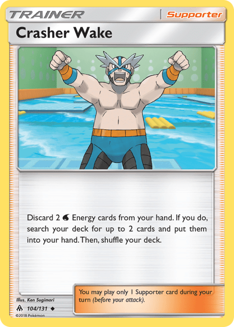 Crasher Wake (Reverse Holofoil) (104) — Forbidden Light